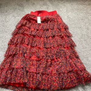 Boden Tiered Tulle Skirt